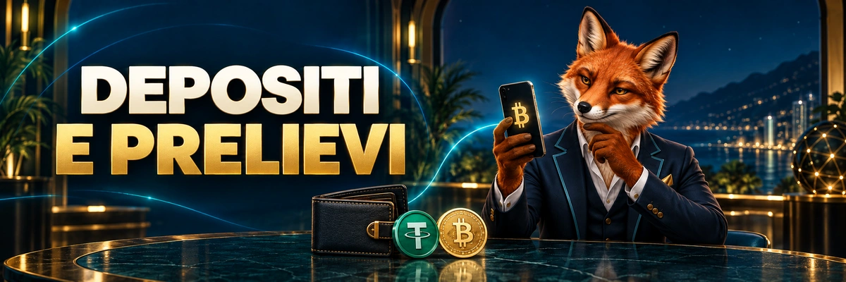 Depositi e Prelievi nei Casino con Criptovalute